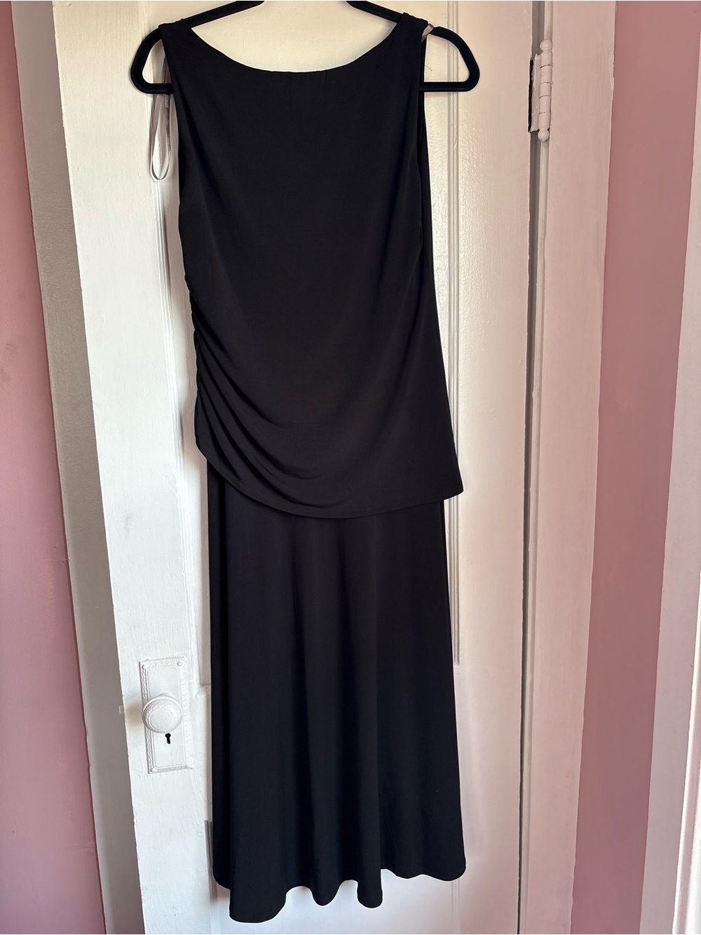 Muse Exclusively for Boston Proper Black High-Low Layered Midi Dress Size S NWT - Picture 5 of 5